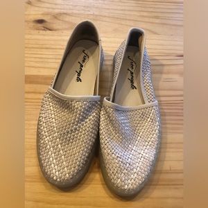 Free People Santorini Woven Slip On Shoes